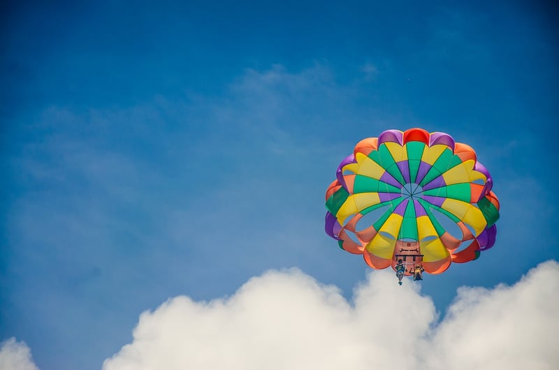 Skydiving Over Stunning Landscapes